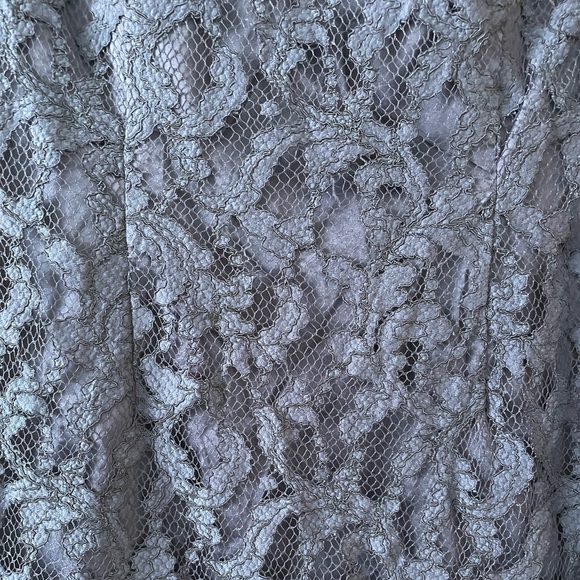 Aidan Mattox Women’s Navy Blue Lace 3/4 Sleeve Cocktail Dress, NWT, size 8 - Picture 10 of 14